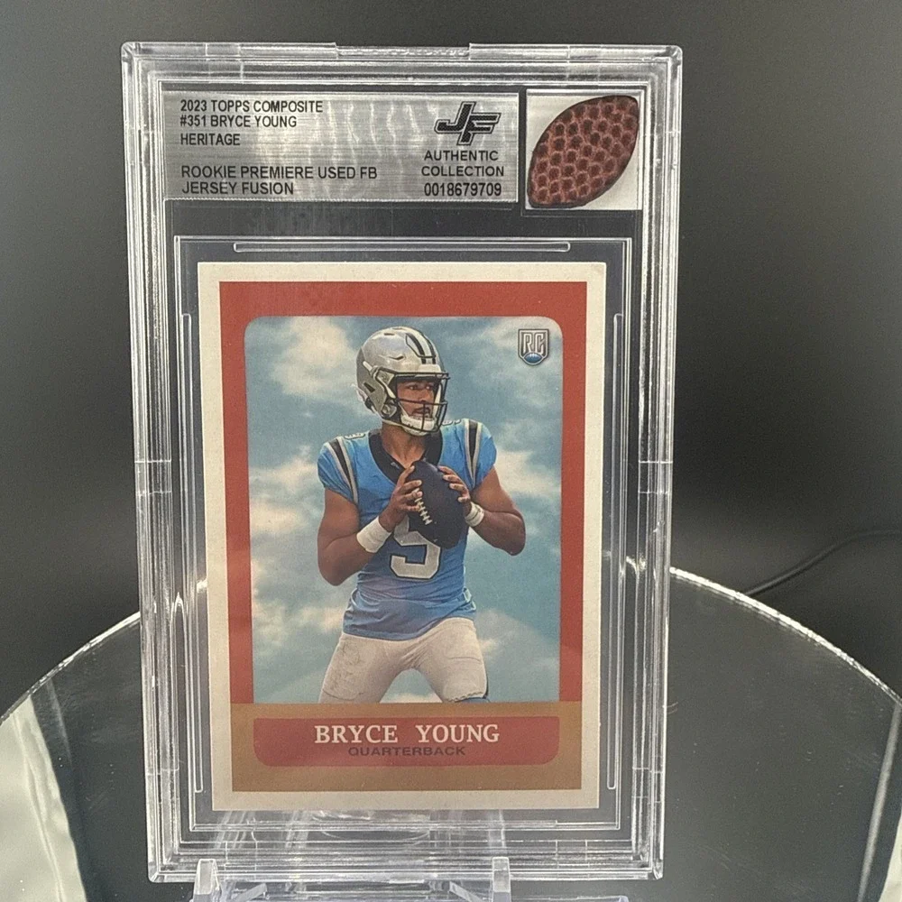 2023 TOPPS Game Used Football #351 Bryce Young RC Panthers‎